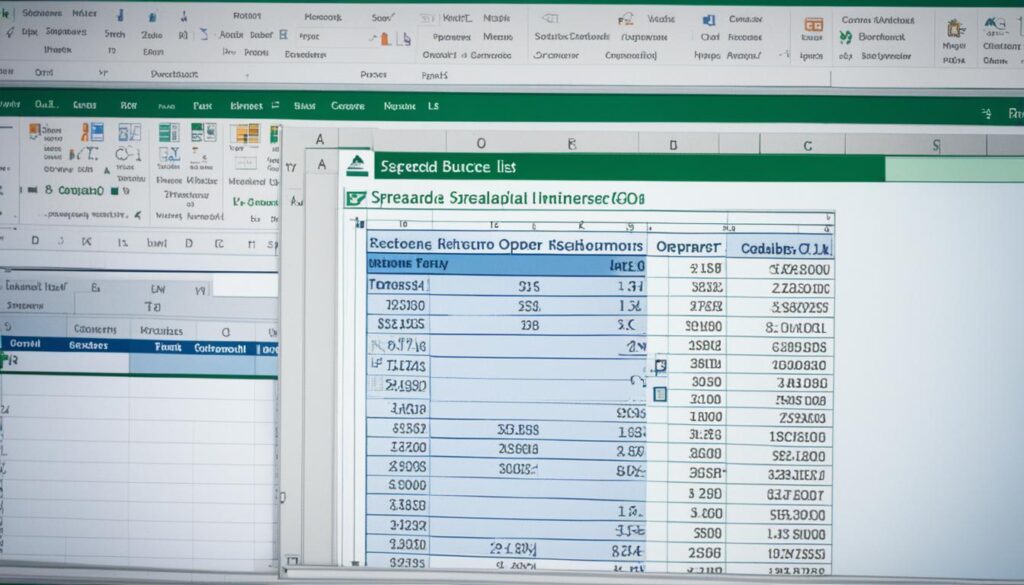 excel drop down list