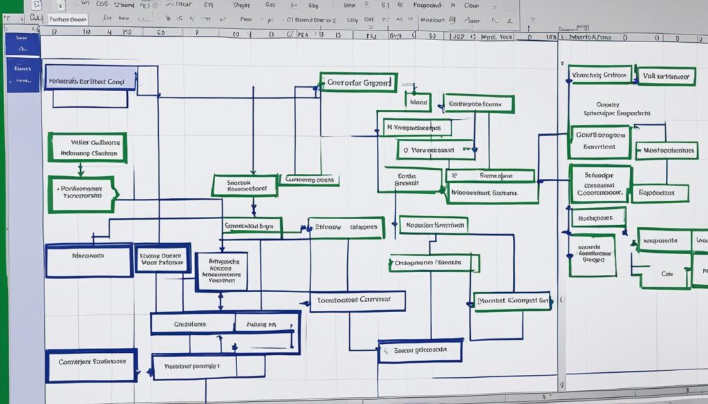 flow chart in excel