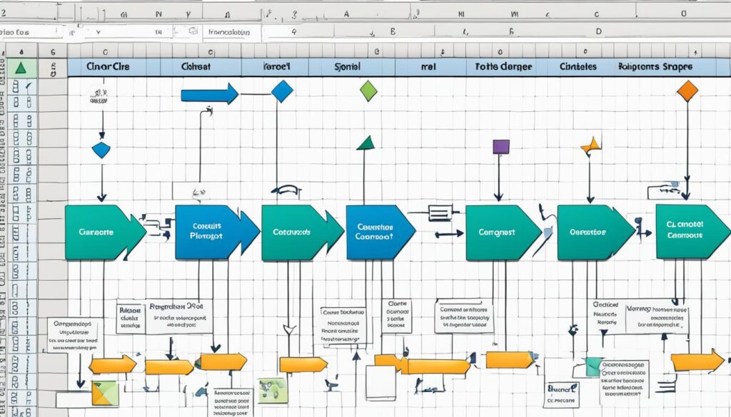 flow chart in excel